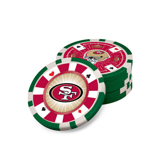 San Francisco 49ers 300 Piece NFL Poker Chips