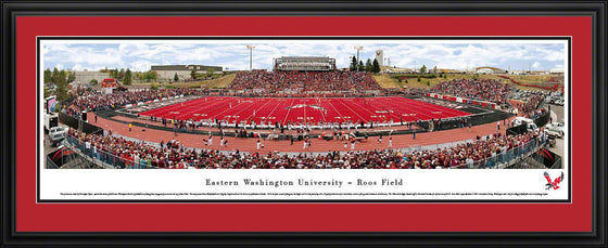 Eastern Washington Football - Deluxe Frame - 757 Sports Collectibles