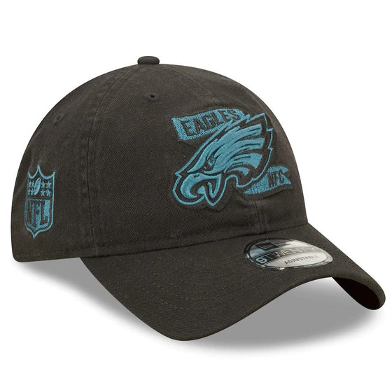 Philadelphia Eagles New Era 2022 Sideline Adjustable 9TWENTY Hat - Black - 757 Sports Collectibles