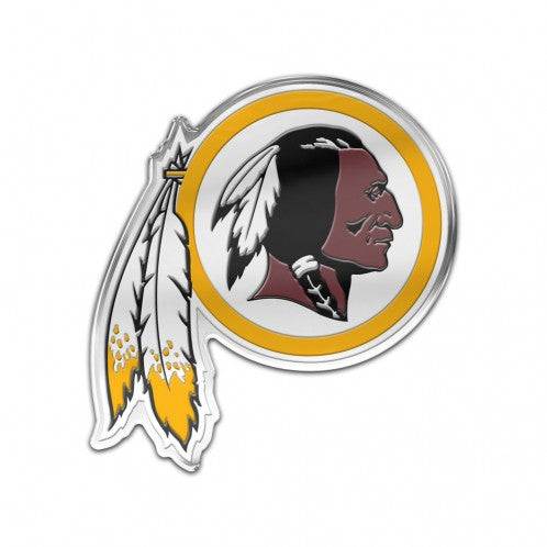 WASHINGTON REDSKINS AUTO BADGE W/COLOR