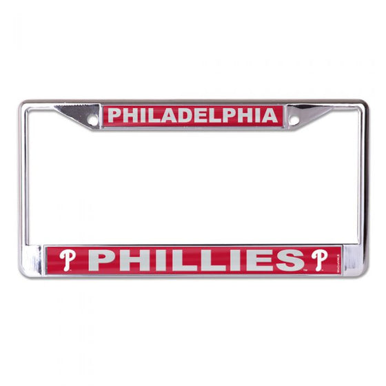 PHILADELPHIA PHILLIES LIC PLT FRAME S/L PRINTED - 757 Sports Collectibles