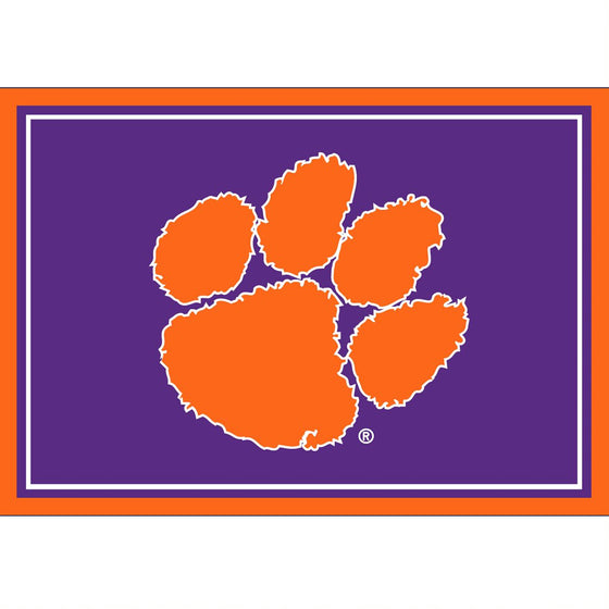 Clemson Tigers 3x4 Area Rug