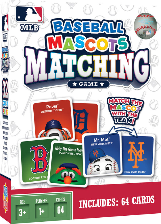 MLB Mascots Matching Game