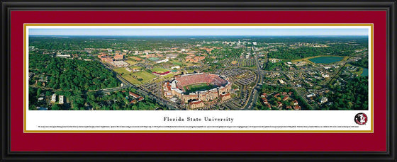 Florida State - Campus Aerial - Deluxe Frame - 757 Sports Collectibles