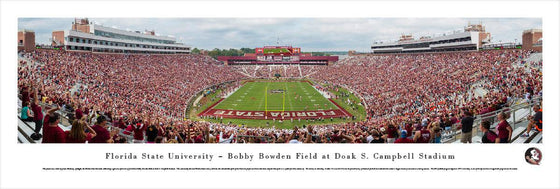 Florida State Football - End Zone - Unframed - 757 Sports Collectibles