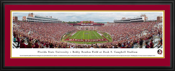 Florida State Football - End Zone - Deluxe Frame - 757 Sports Collectibles