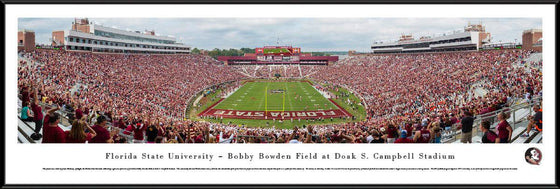 Florida State Football - End Zone - Framed - 757 Sports Collectibles