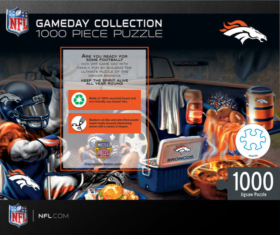 Denver Broncos Gameday - 1000 Piece NFL Sports Puzzle