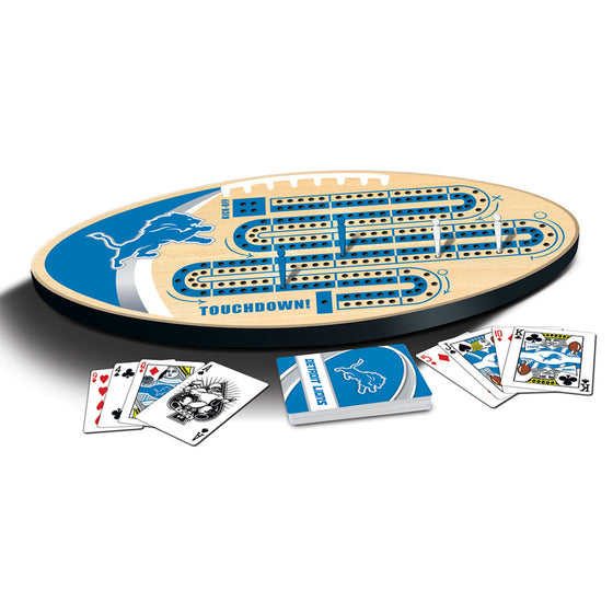 NFL Detroit Lions Cribbage Board Game