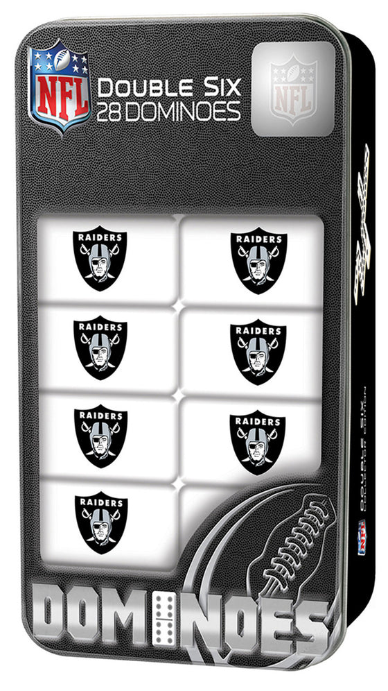 NFL Las Vegas Raiders 28 Piece Dominoes