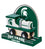 Michigan State Spartans NCAA Toy Train Engine