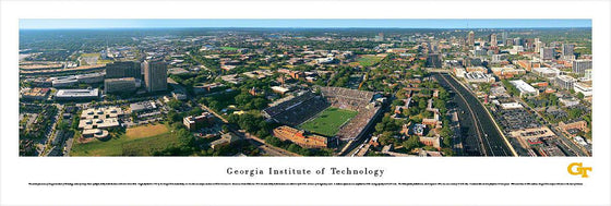 Georgia Tech - Campus Aerial - Unframed - 757 Sports Collectibles