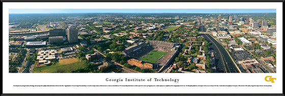 Georgia Tech - Campus Aerial - Standard Frame - 757 Sports Collectibles