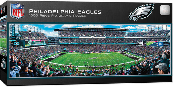 Stadium Panoramic - Philadelphia Eagles 1000 Piece NFL Sports Puzzle - Center View