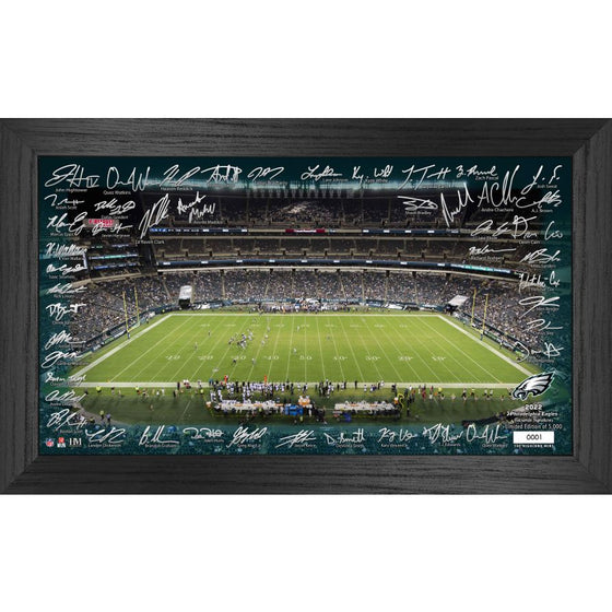 Philadelphia Eagles 2022 Signature Gridiron Collection Frame - 757 Sports Collectibles