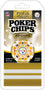 Pittsburgh Steelers 20 Piece NFL Poker Chips - Gold Edition