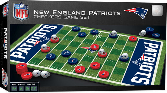 New England Patriots NFL Checkers Board Game