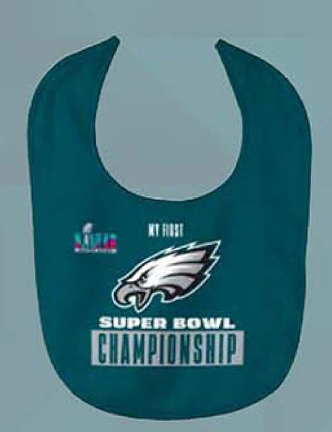 Philadelphia Eagles Super Bowl LVII Baby Bib