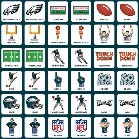 Philadelphia Eagles NFL Matching Game