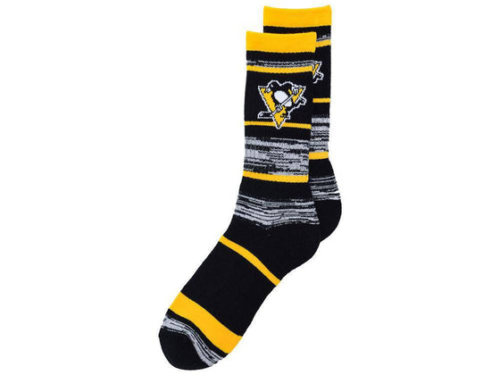 Pittsburgh Penguins RMC Stripe Socks Large 10-13 - 757 Sports Collectibles