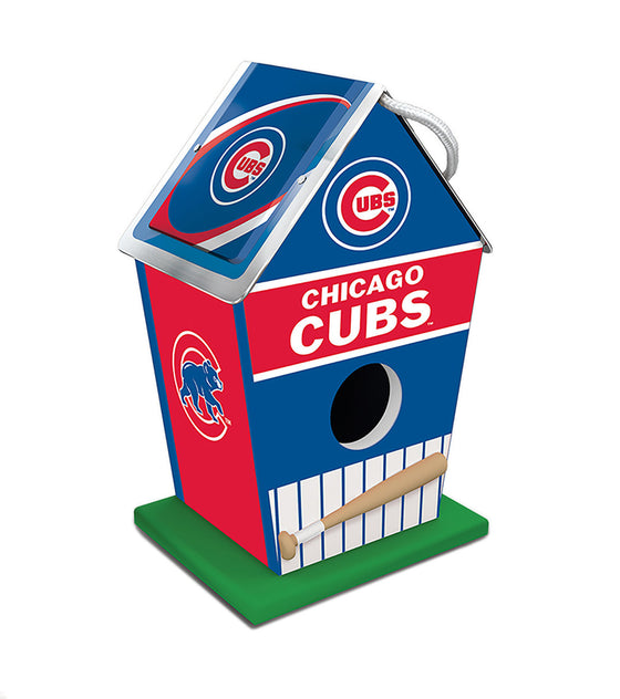 MLB Painted Birdhouse - Chicago Cubs