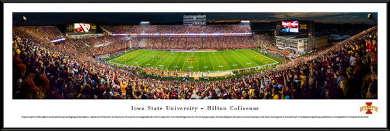 Iowa State Football - 50 Yard Line -  - Standard Frame - 757 Sports Collectibles