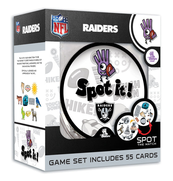 Las Vegas Raiders NFL Spot It Game