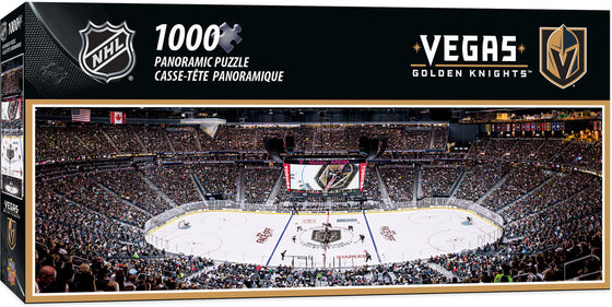 Stadium Panoramic - Las Vegas Golden Knights 1000 Piece Puzzle - Center View