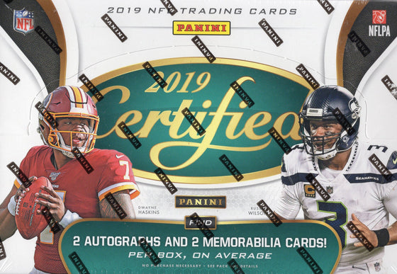 2019 Panini Certified Football Hobby Box