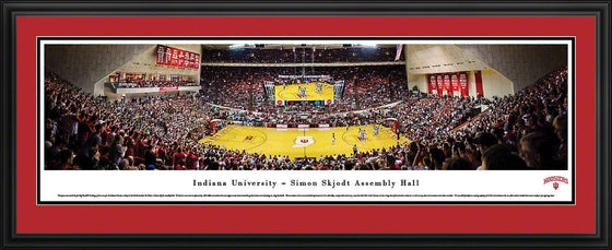 Indiana Hoosier Basketball - Deluxe Frame - 757 Sports Collectibles