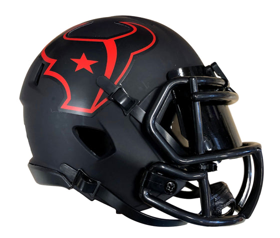 New England Patriots Eclipse Speed Mini Helmet with Black Visor