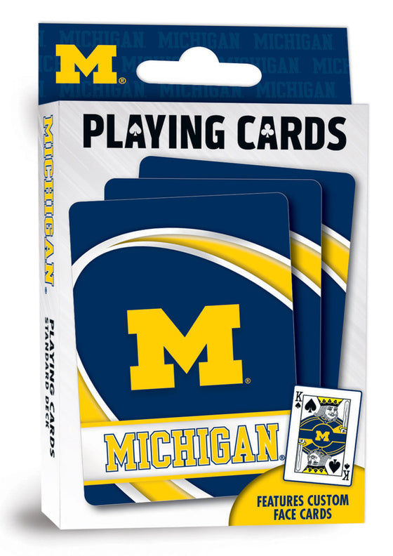 Michigan Wolverines NCAA Playing Cards - 54 Card Deck