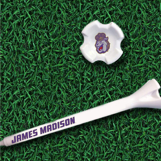 James Madison Dukes High Performance Golf Tees