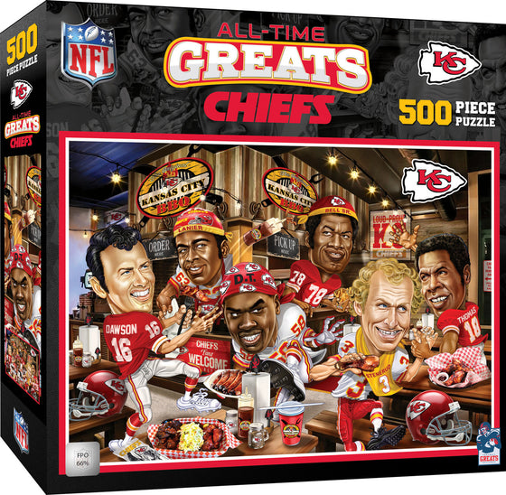 Kansas City Chiefs - All Time Greats 500 Piece NFL Sports Puzzle