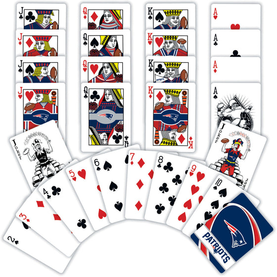 New England Patriots NFL Playing Cards - 54 Card Deck