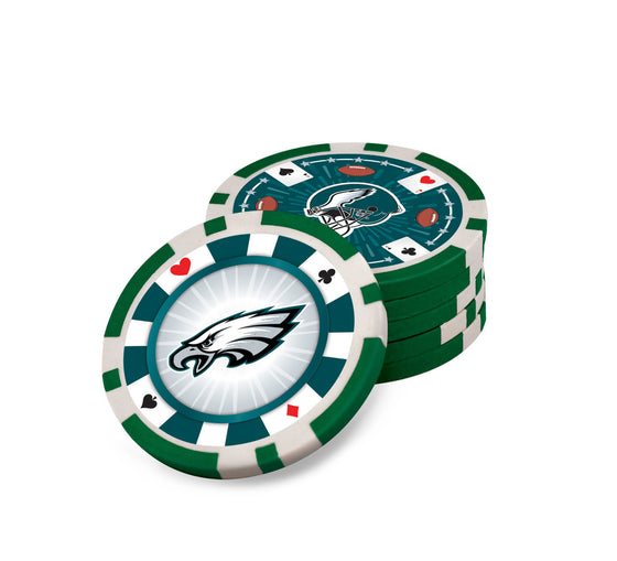 Philadelphia Eagles 300 Piece NFL Poker Chips