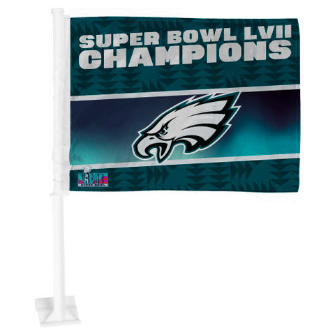 Philadelphia Eagles Super Bowl LVII Car Flag 