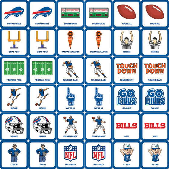 Buffalo Bills NFL Matching Game