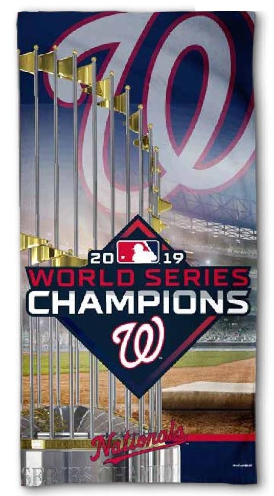 Washington Nationals 2019 World Series Champions Beach Towel