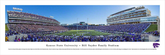 Kansas State Football - End Zone - Unframed - 757 Sports Collectibles