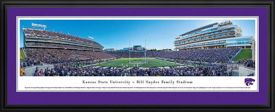 Kansas State Football - End Zone - Deluxe Frame - 757 Sports Collectibles