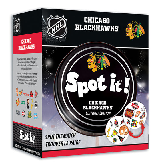 Chicago Blackhawks Hawks Spot it! NHL Card Game