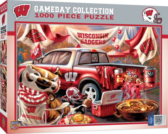 Wisconsin Badgers Gameday - 1000 Piece NCAA Sports Puzzle