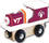 Virginia Tech Hokies NCAA Toy Wood Train Engine