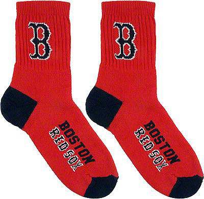 Boston Red Sox Crew Cut Team Color Socks Size Large 10-13 - 757 Sports Collectibles