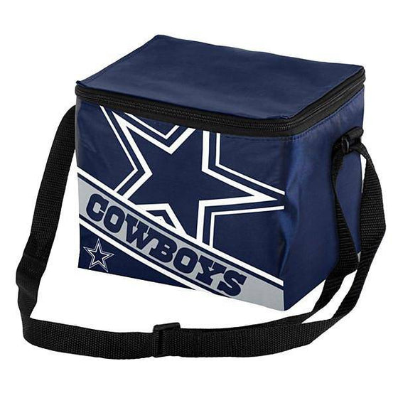 Dallas Cowboys 12 Pack Big Logo with Stripe Lunch Bag - 757 Sports Collectibles