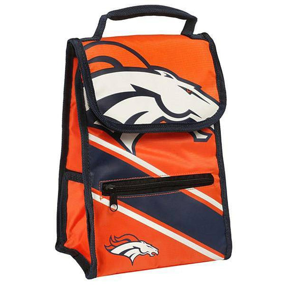 NFL Denver Broncos Convertible Lunch Box Cooler - 757 Sports Collectibles