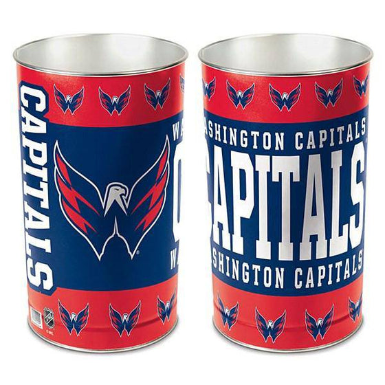 NHL Washington Capitals 15" Waste Basket - 757 Sports Collectibles