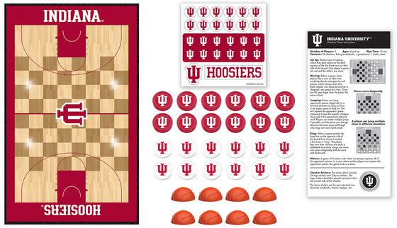 Indiana Hoosiers NCAA Checkers Board Game