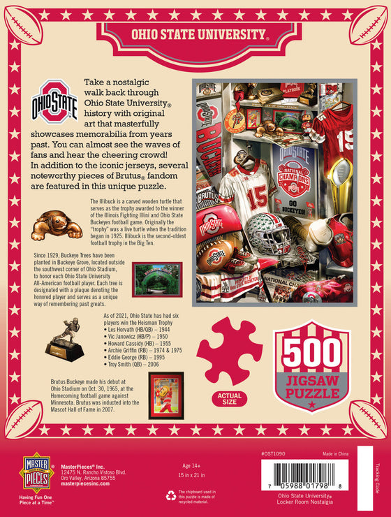 Ohio State Locker Room 500 pc - 3